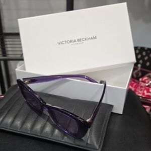 Victoria Beckham Dark Purple Sunglasses
